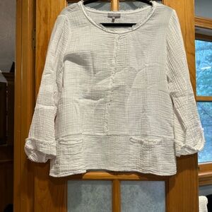 Habitat Textured White Blouse